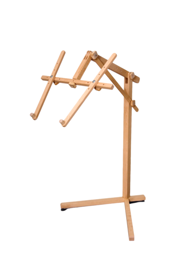 Wooden embroidery stand FLOOR-STANDING Flamingo without frame CSFL1